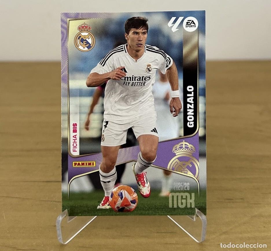 Cromos de Futebol: Gonzalo Garc&iacute;a Base Card n&ordm;233 bis &ndash; Megacracks LaLiga 2025-26 Real Madrid