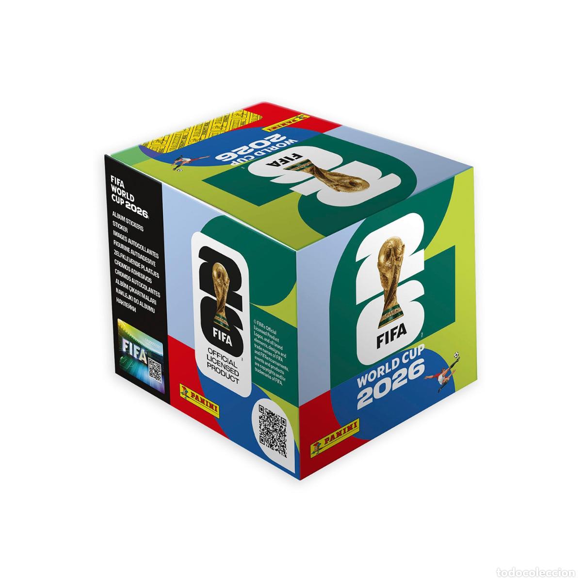 Cromos de Futebol: Cajita 50 Sobres &ndash; FIFA World Cup 2026 Colecci&oacute;n Oficial Panini