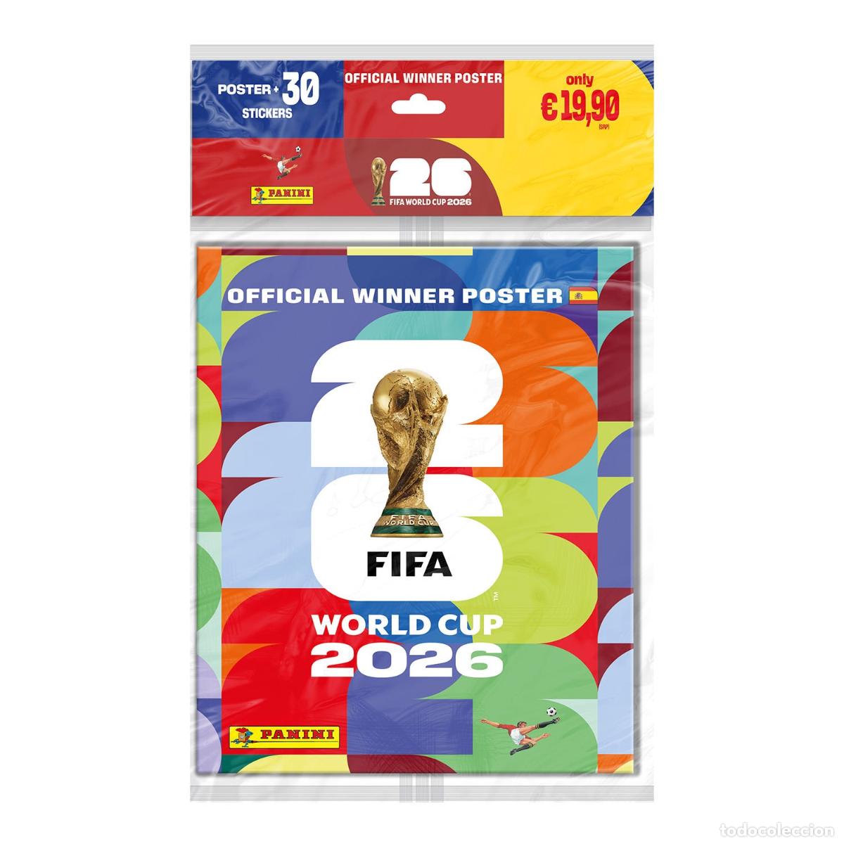 Cromos de Futebol: Official Winner Poster Espa&ntilde;a Campeona &ndash; Set Completo FIFA World Cup 2026 Panini