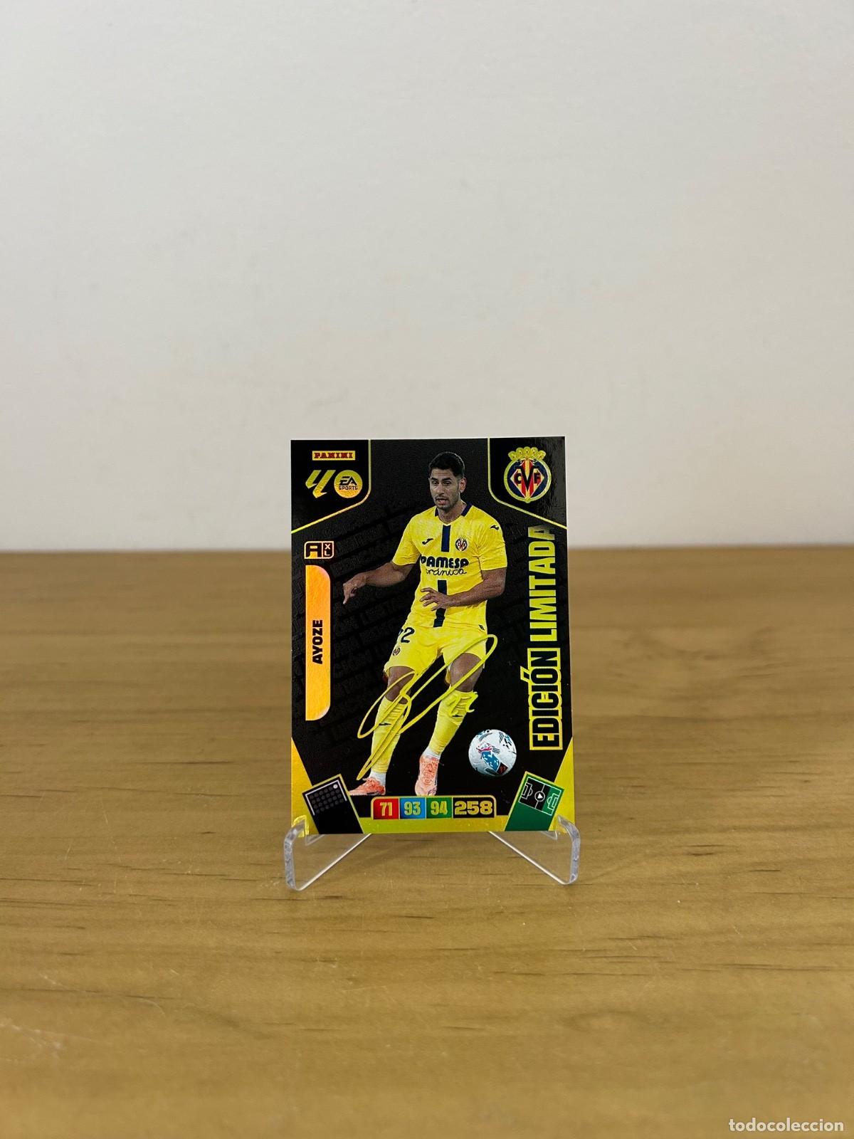 Cromos de f&uacute;tbol: Ayoze P&eacute;rez Edici&oacute;n Limitada Firmada &ndash; Adrenalyn XL LaLiga 2025-26 Panini Villarreal CF