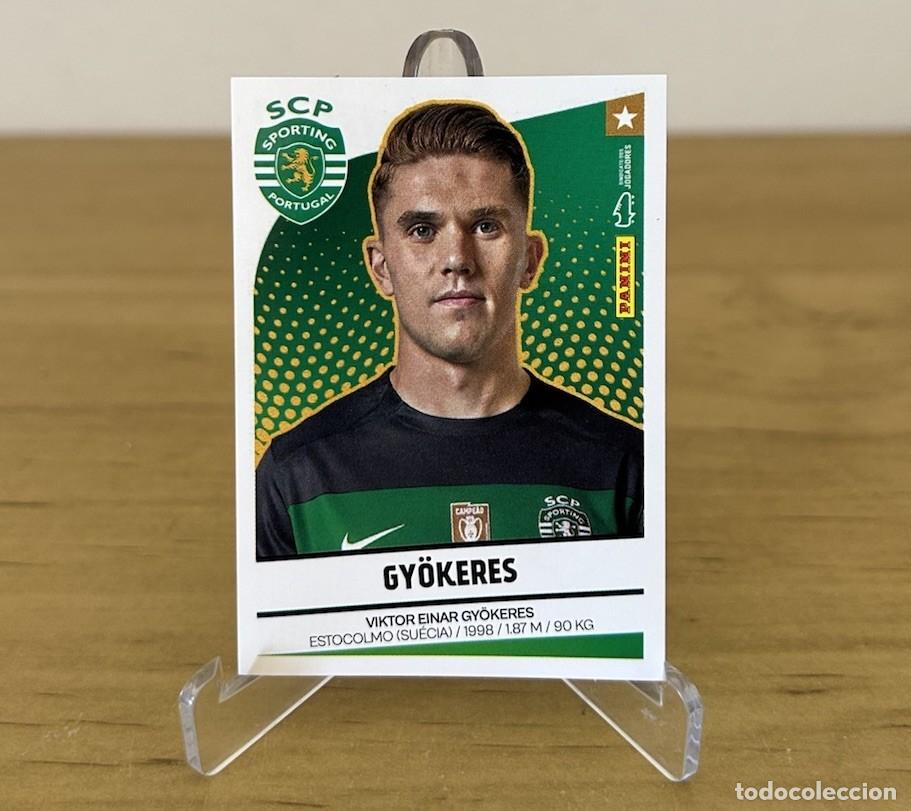 Cromos de f&uacute;tbol: Viktor Gy&ouml;keres Rookie n&ordm;341 &ndash; Panini Futebol Liga Portugal 2024-25 Sporting CP