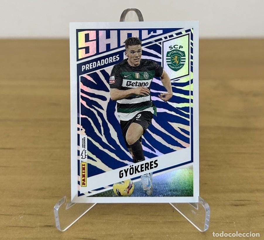 Cromos de f&uacute;tbol: Viktor Gy&ouml;keres Rookie n&ordm;404 &ndash; Panini Futebol Liga Portugal 2024-25 Sporting CP