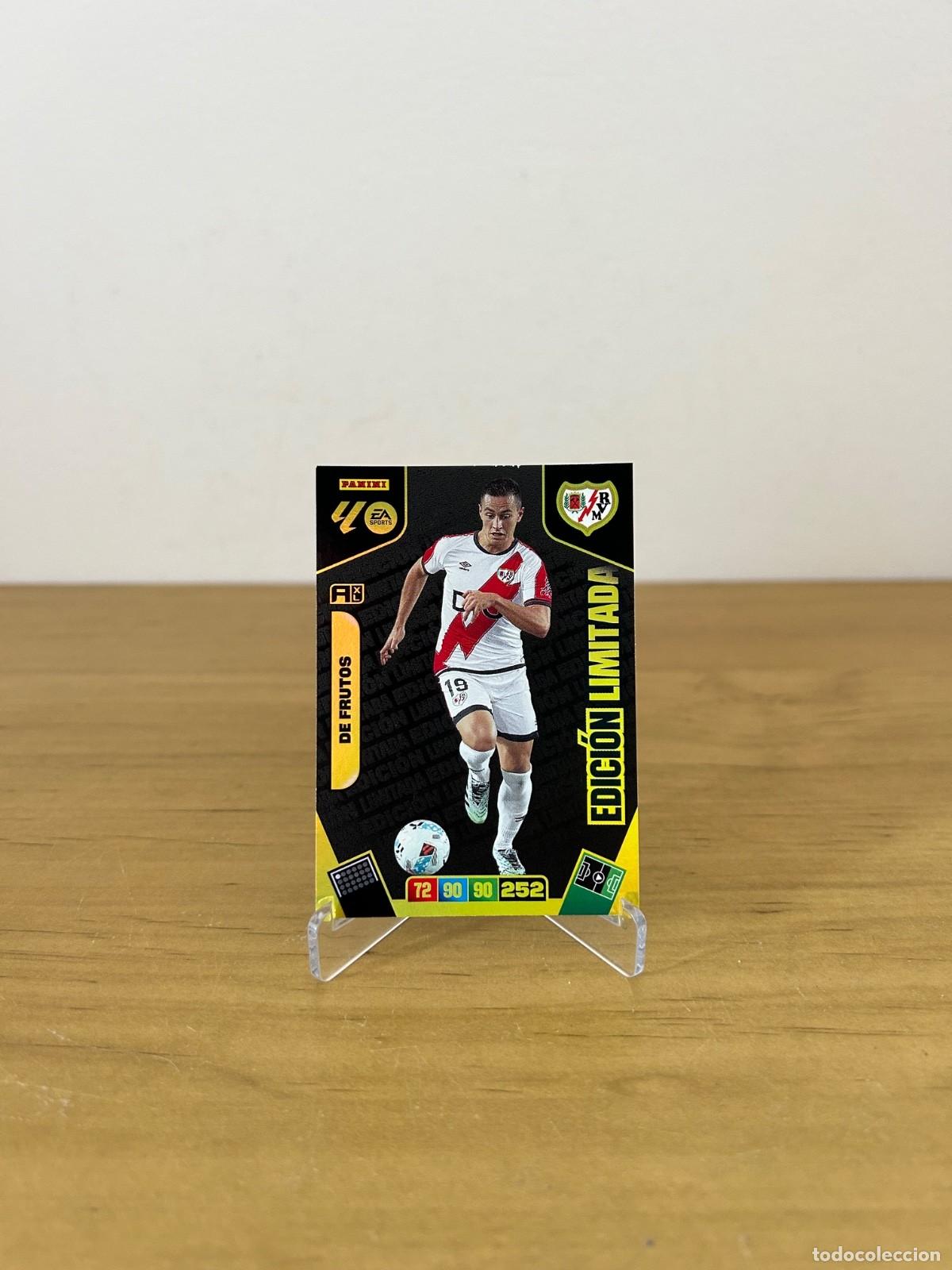 Cromos de f&uacute;tbol: Jorge de Frutos Edici&oacute;n Limitada &ndash; Adrenalyn XL LaLiga 2025-26 Panini Rayo Vallecano