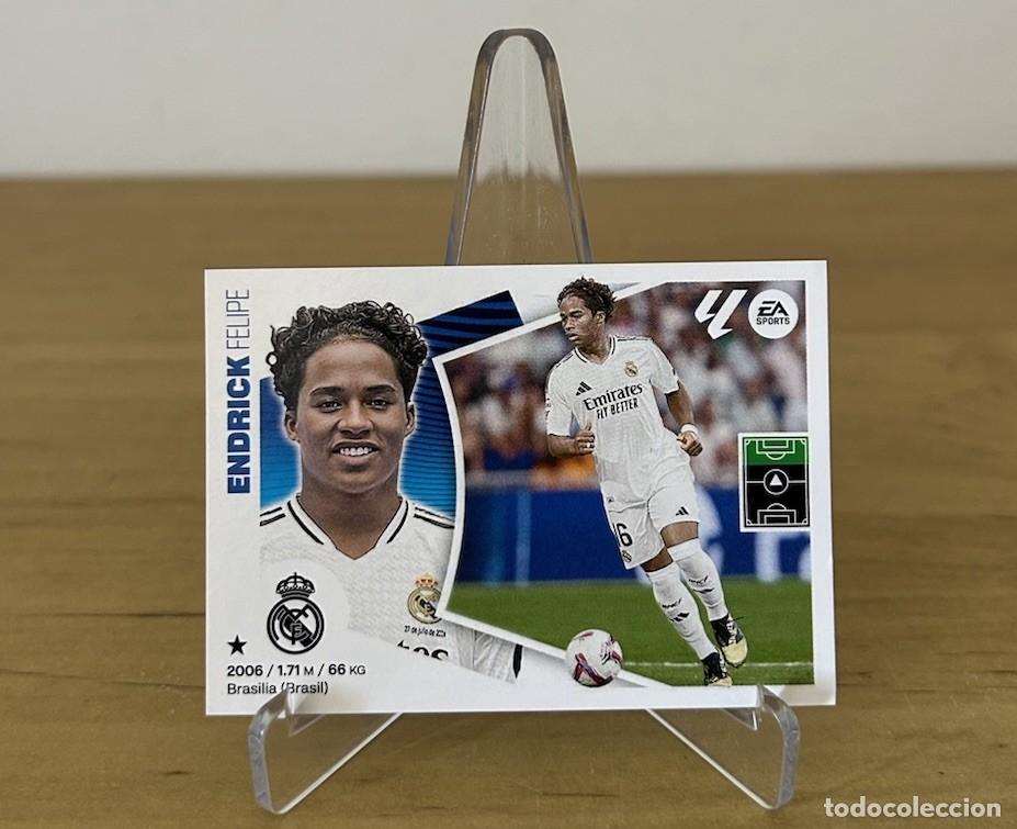 Cromos de f&uacute;tbol: Endrick Felipe n&ordm;17 Real Madrid Rookie &ndash; LaLiga Este 2024-25 Panini