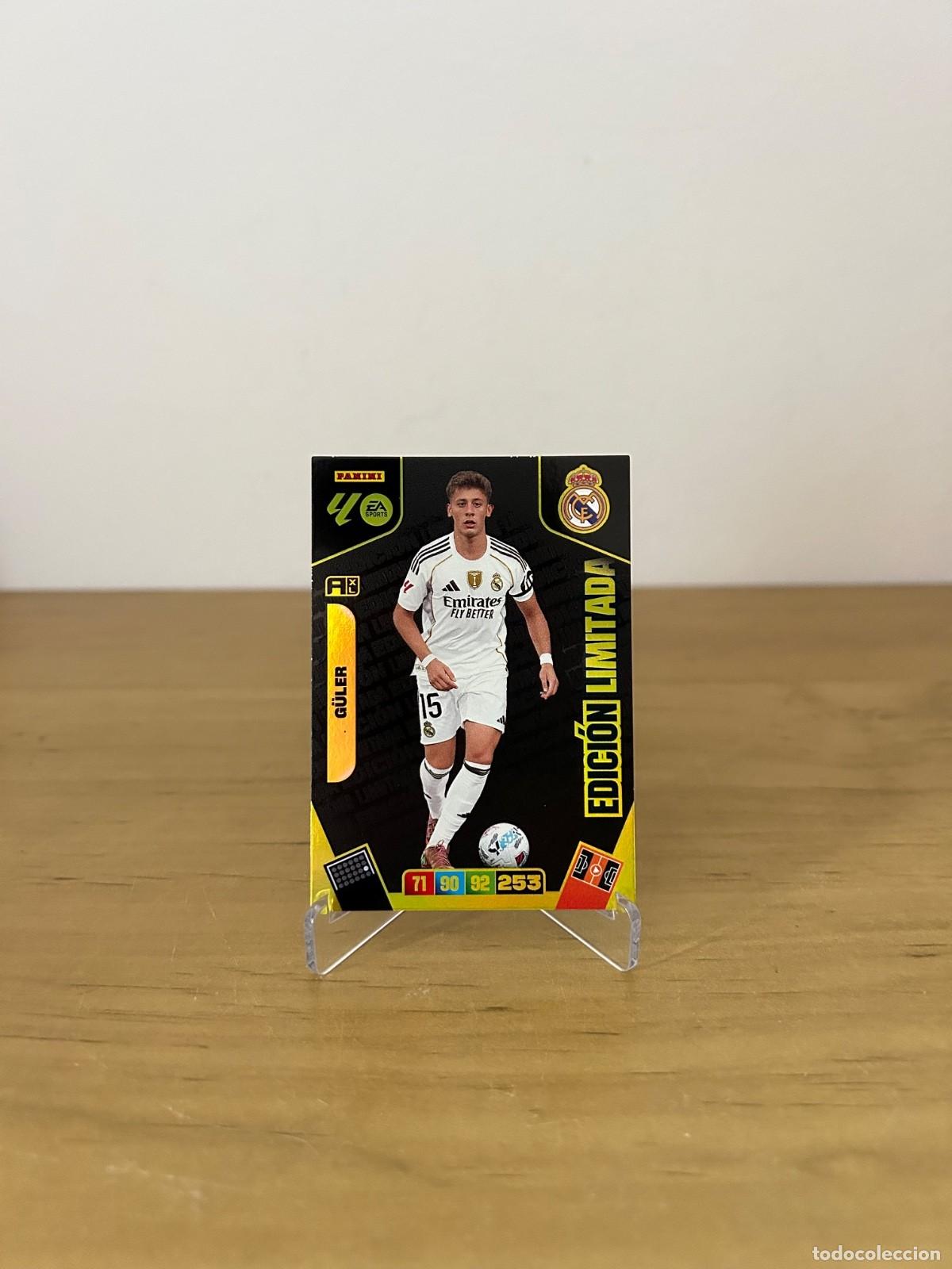 Cromos de f&uacute;tbol: Arda G&uuml;ler Edici&oacute;n Limitada &ndash; Adrenalyn XL LaLiga 2025-26 Panini Real Madrid