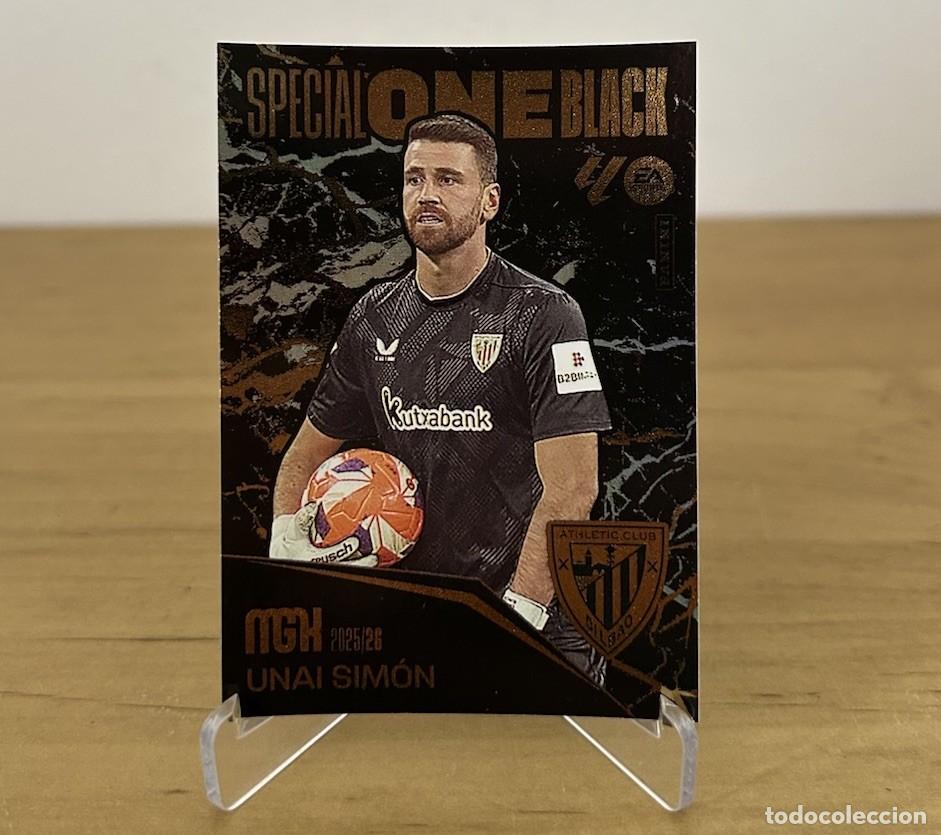 Cromos de Futebol: Unai Sim&oacute;n Special One Black &ndash; Megacracks LaLiga 2025-26 Panini