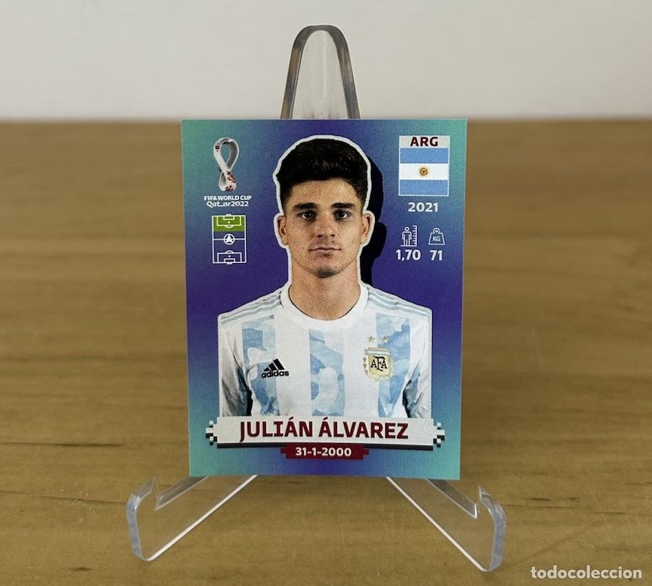 Cromos de Futebol: Juli&aacute;n &Aacute;lvarez Argentina &ndash; Sticker FIFA World Cup Qatar 2022 Panini