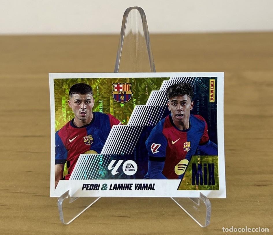 Figurine di Calcio: Pedri y Lamine Yamal Mix n&ordm;20 &ndash; LaLiga Este 2025-26 Panini FC Barcelona