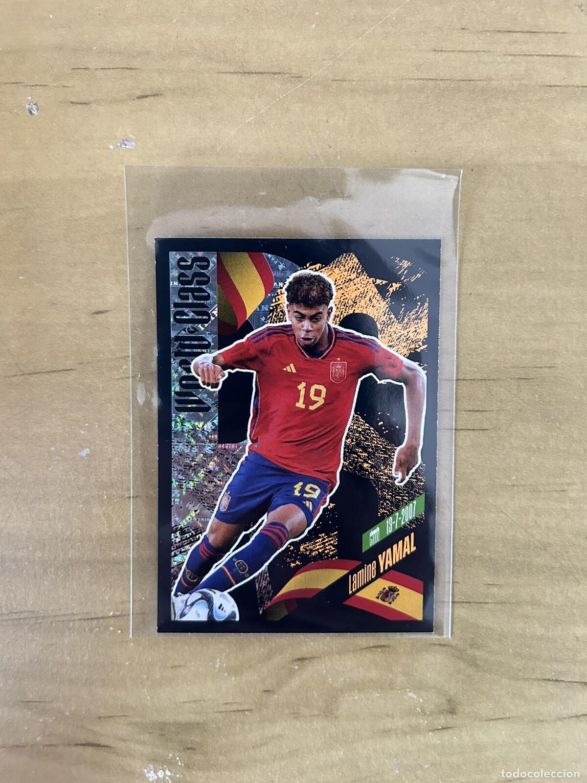 Cartes &agrave; collectionner de Football: Lamine Yamal Rookie n&ordm;383 Rising Star Espa&ntilde;a &ndash; Panini World Class 2024