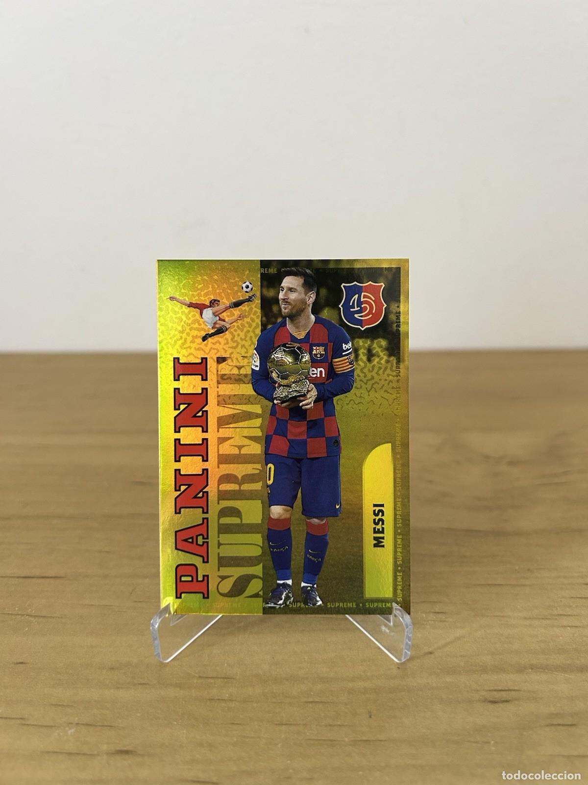 Cartes &agrave; collectionner de Football: Lionel Messi Supreme Gold Golden Ball S1 &ndash; Panini Club FC Barcelona 2024-25