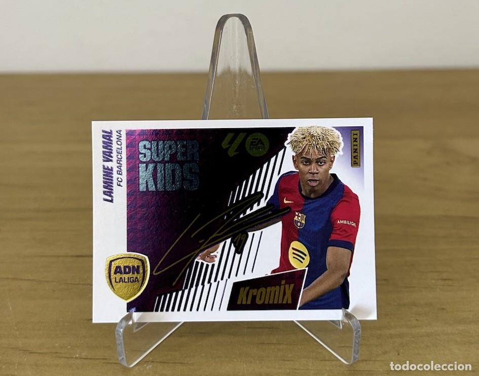 Cartes &agrave; collectionner de Football: Lamine Yamal Kids Kromix n&ordm;K14 &ndash; LaLiga Este 2025-26 Panini FC Barcelona