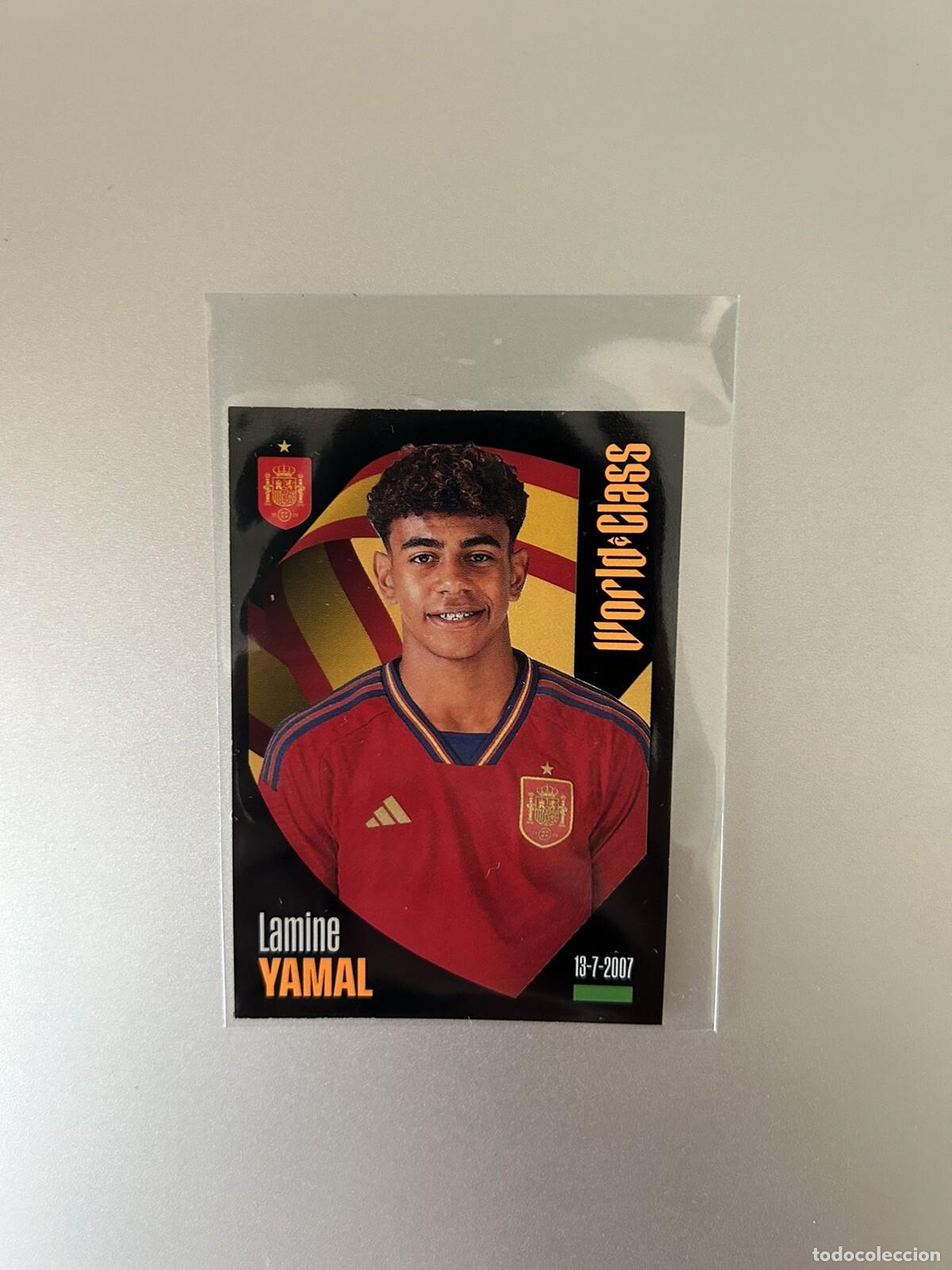 Cartes &agrave; collectionner de Football: Lamine Yamal Rookie n&ordm;324 Espa&ntilde;a &ndash; Panini World Class 2024