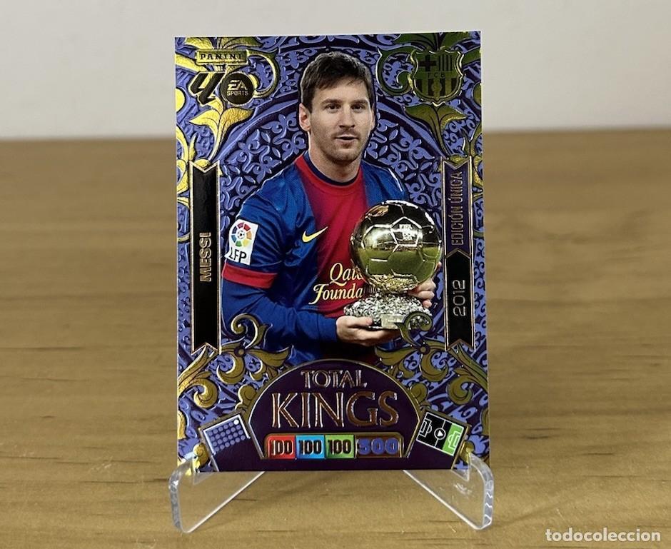 Cartes &agrave; collectionner de Football: Lionel Messi Total Kings Bal&oacute;n de Oro 2012 &ndash; Adrenalyn XL LaLiga 2025-26 Panini