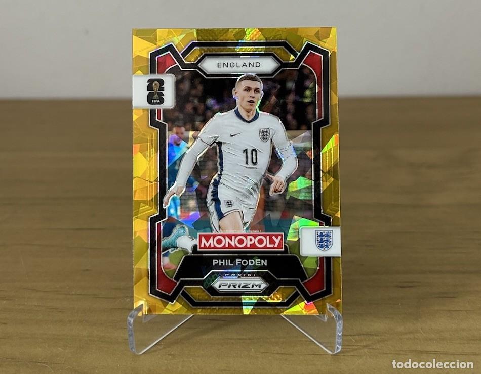 Football Stickers: Phil Foden Gold Cracked Ice &ndash; Panini Prizm Monopoly FIFA World Cup 2026