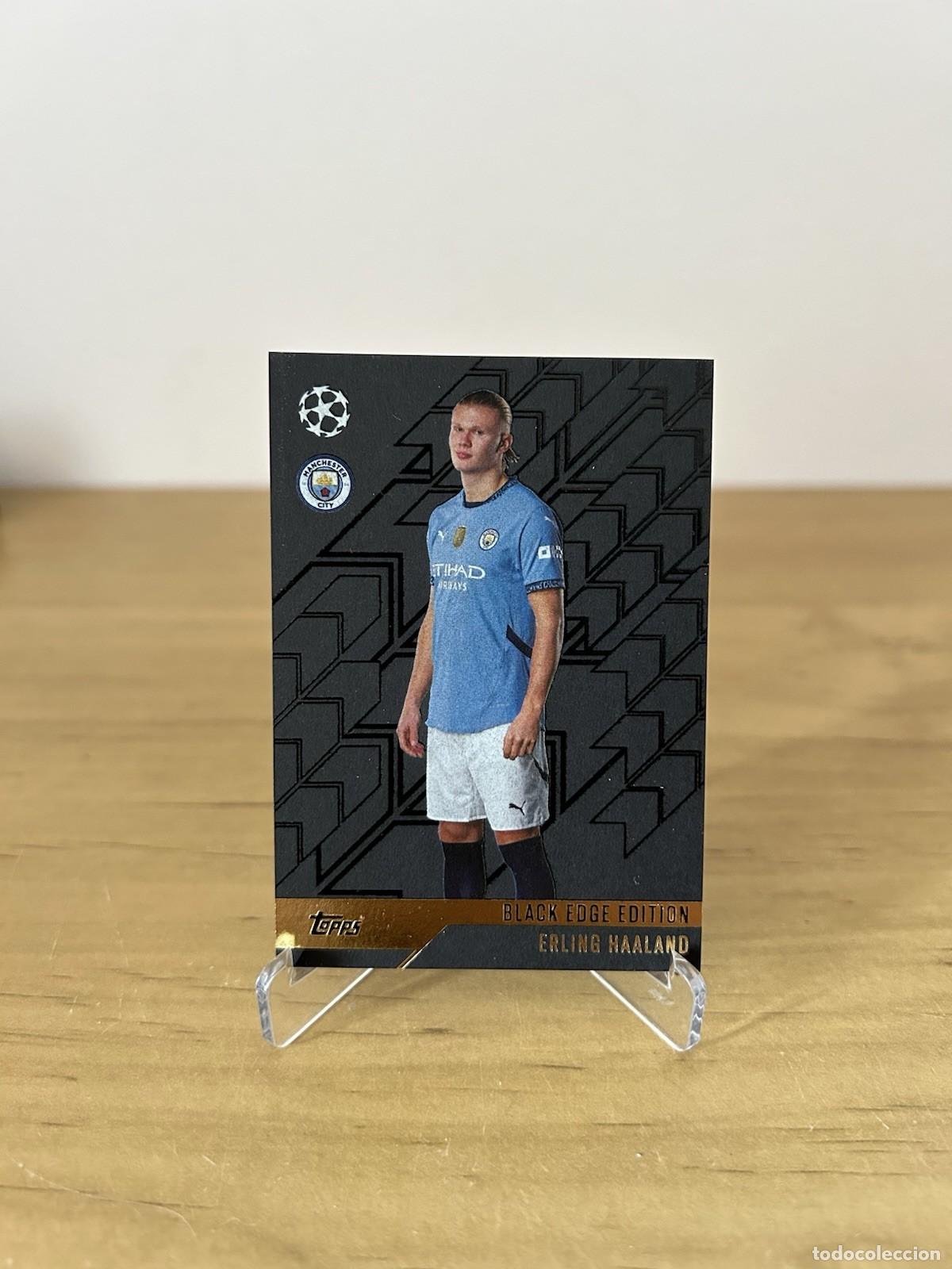 Cromos de Futebol: Erling Haaland Black Edge Edition n&ordm;BE6 &ndash; Topps Match Attax Champions League 2024-25