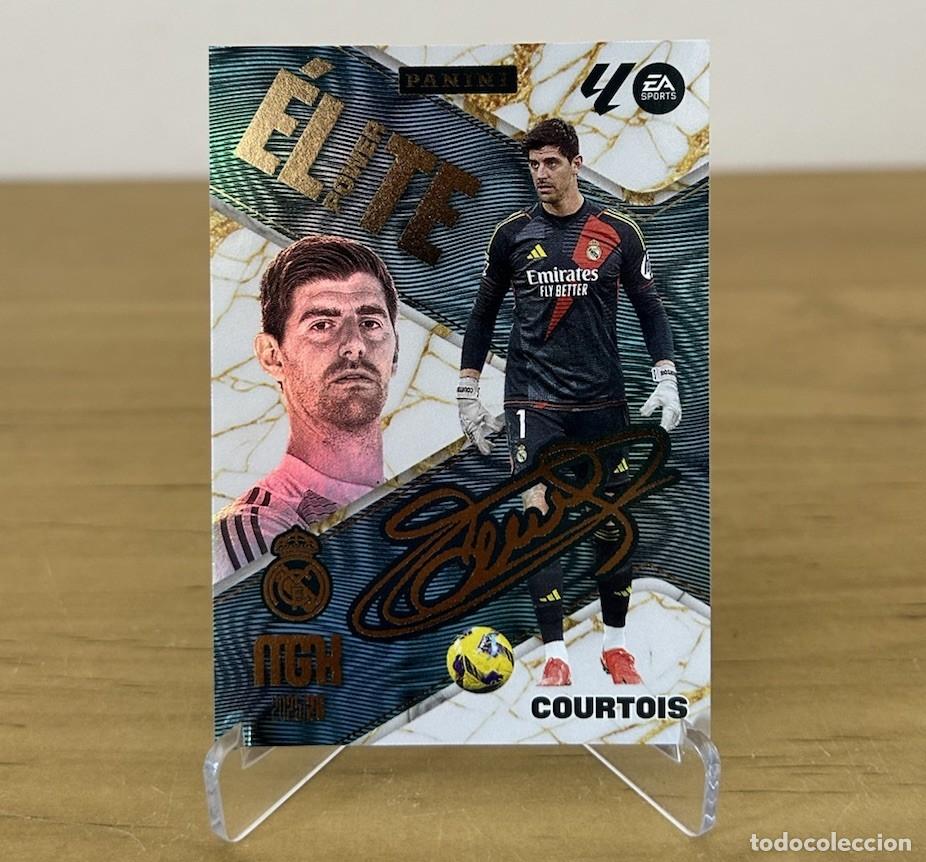 Figurine di Calcio: Thibaut Courtois Elite Power P3 Firmada &ndash; Megacracks LaLiga 2025-26 Real Madrid