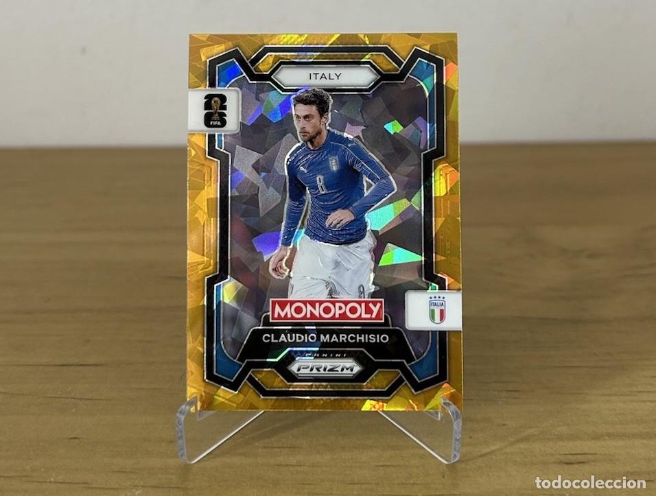 Figurine di Calcio: Claudio Marchisio Gold Cracked Ice &ndash; Panini Prizm Monopoly FIFA World Cup 2026