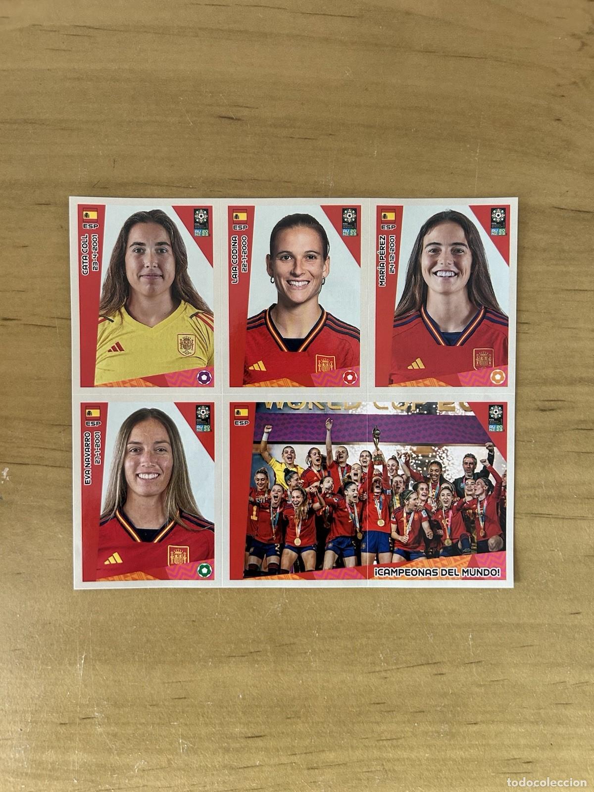 Figurine di Calcio: Pegatinas Extra Espa&ntilde;a Mundial Femenino 2023 &ndash; Panini Jug&oacute;n J10 y J15