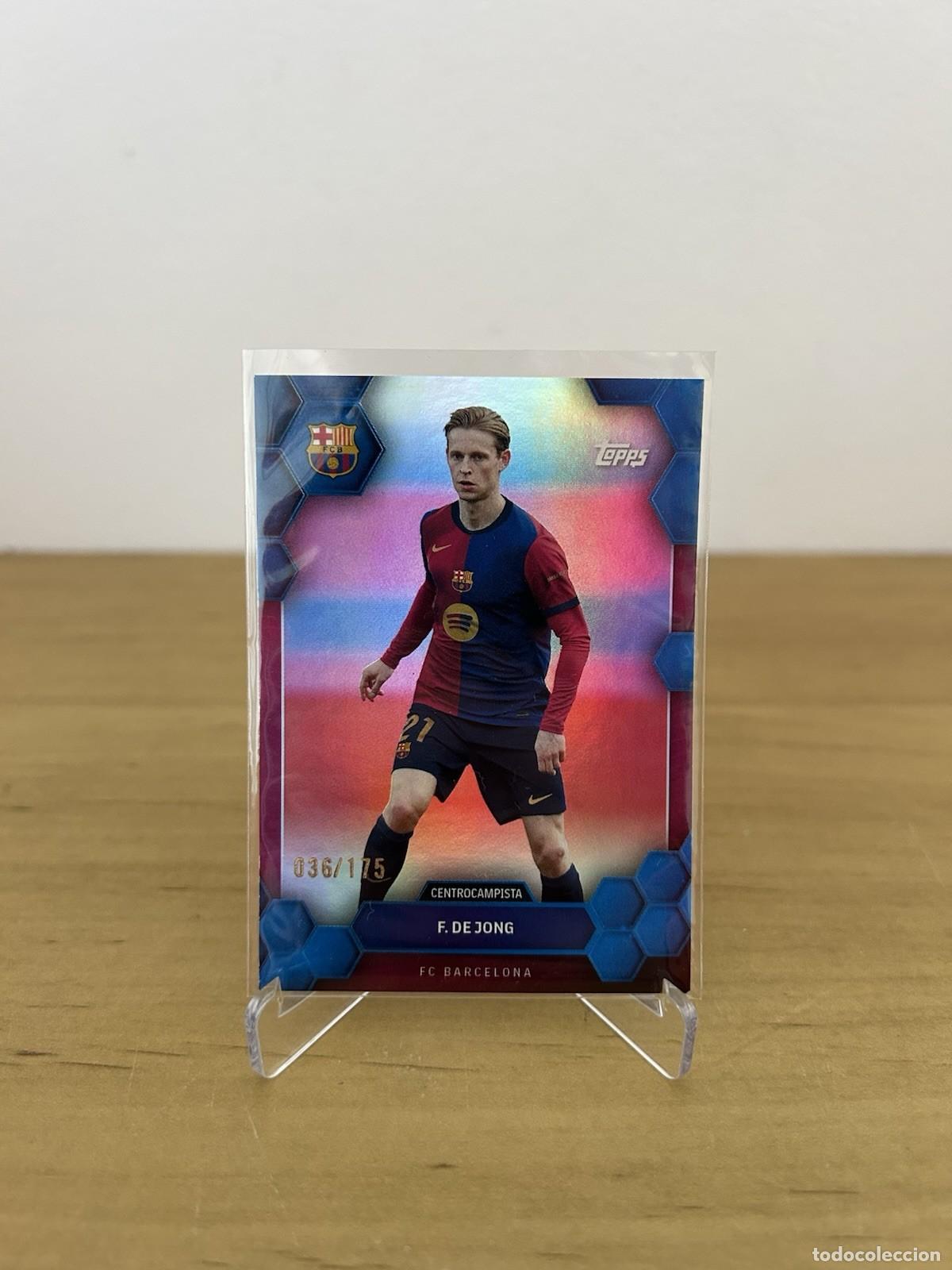 Cromos de Futebol: Frenkie de Jong /175 &ndash; Topps FC Barcelona Fan Set 2024-25