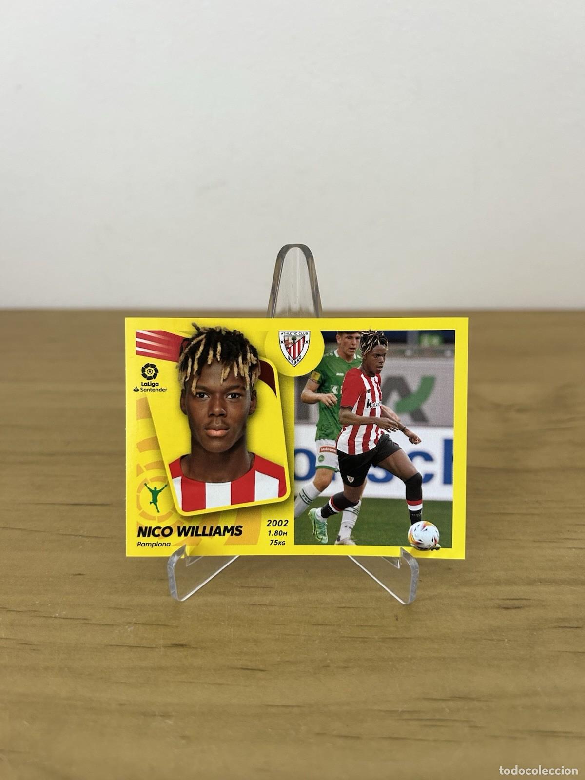 Cromos de Futebol: Nico Williams Fichaje Rookie n&ordm;26 &ndash; LaLiga Este 2021-22 Athletic Club