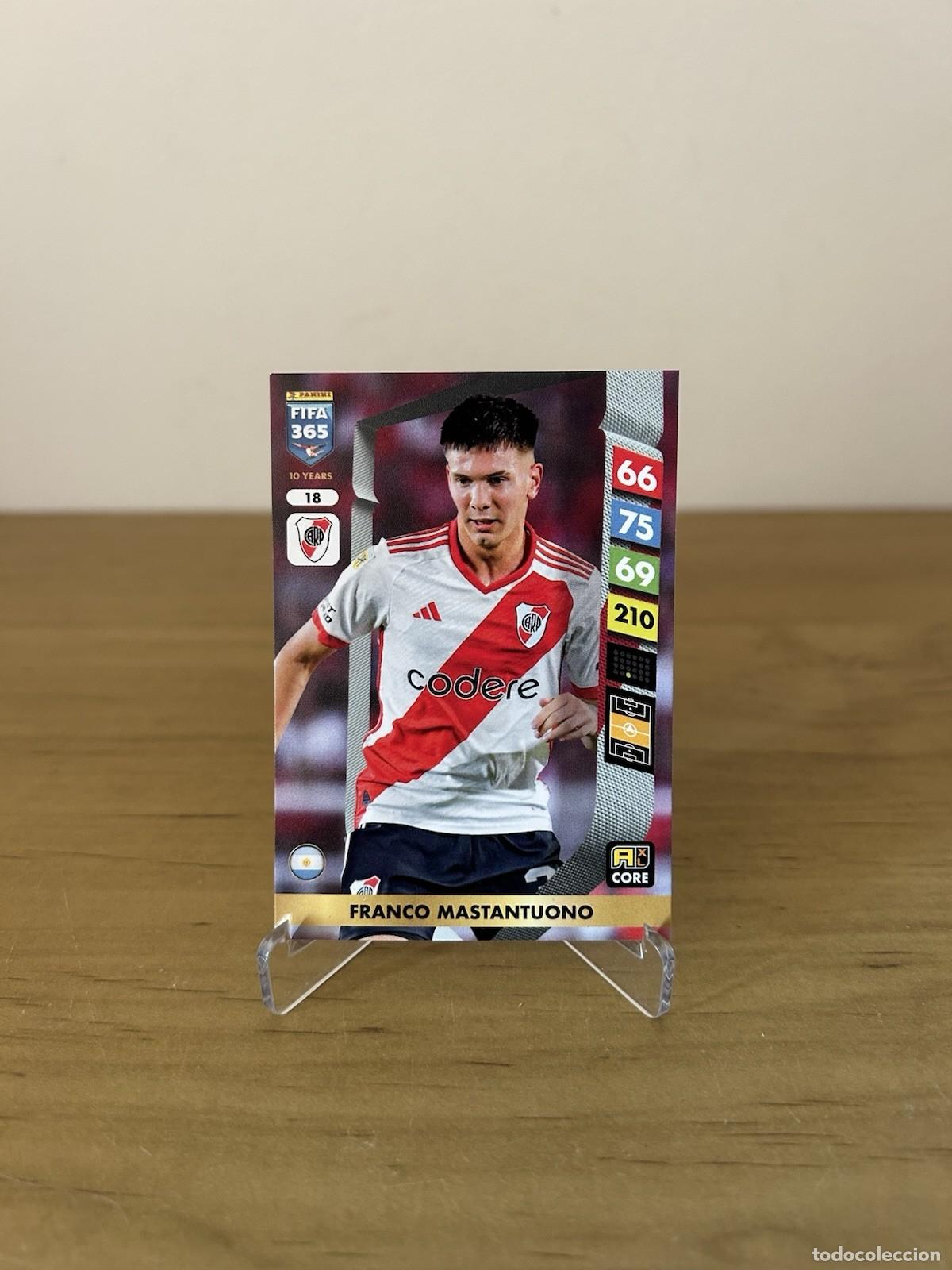 Cromos de Futebol: Franco Mastantuono &ndash; Panini Adrenalyn XL FIFA 365 2024-25 River Plate