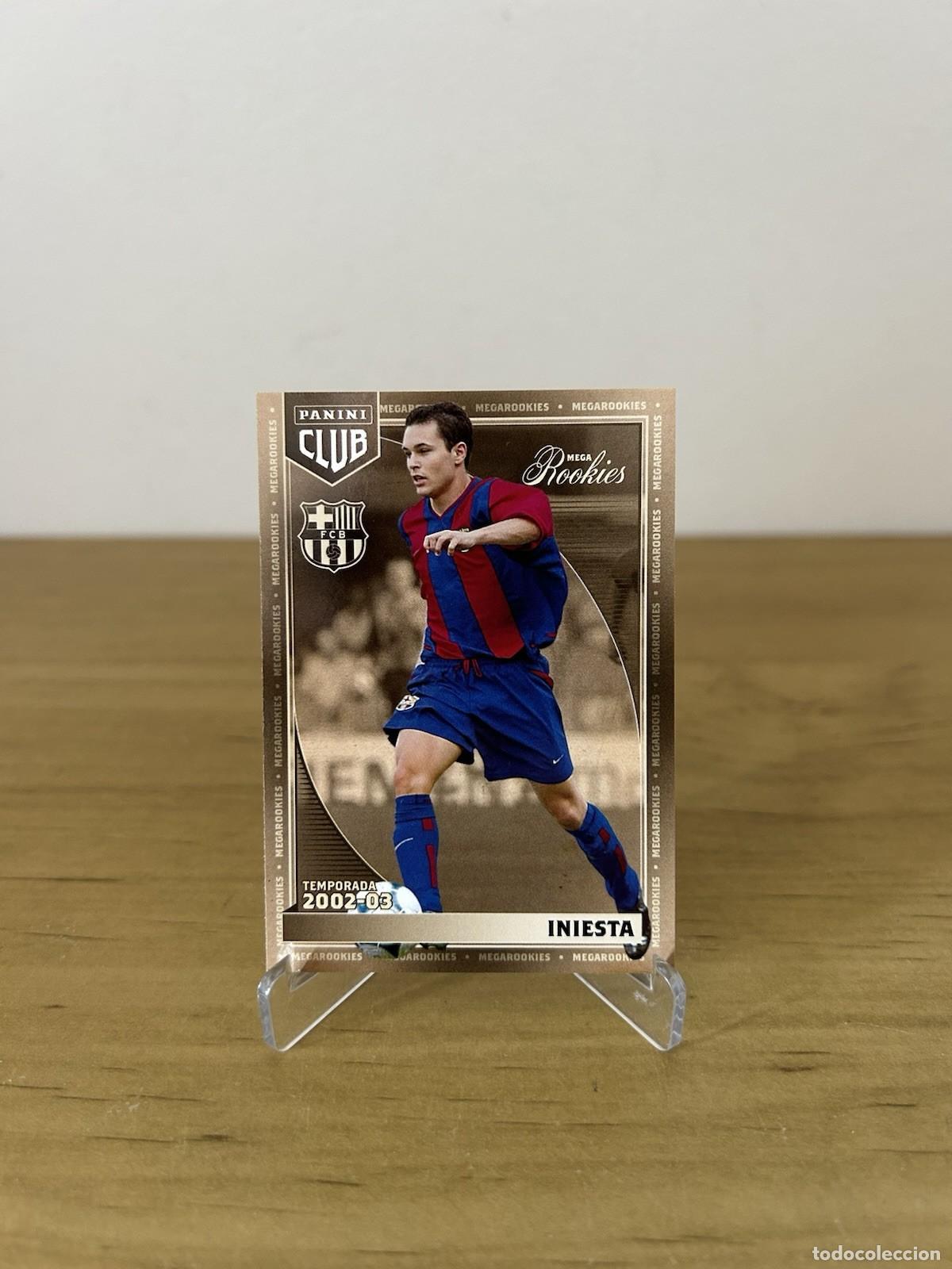 Cromos de Futebol: Andr&eacute;s Iniesta Mega Rookies &ndash; Panini Club FC Barcelona 2024-25