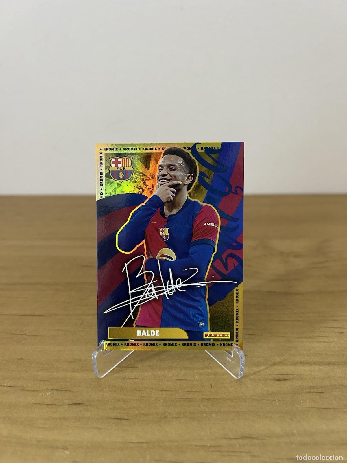 Cromos de Futebol: Alejandro Balde Kromix Gold &ndash; Panini Club FC Barcelona 2024-25