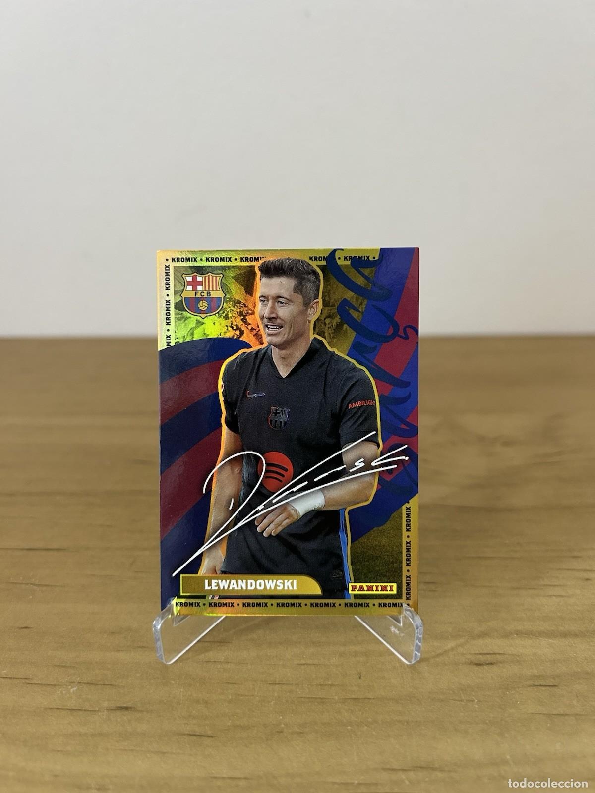 Cromos de Futebol: Robert Lewandowski Kromix Gold &ndash; Panini Club FC Barcelona 2024-25