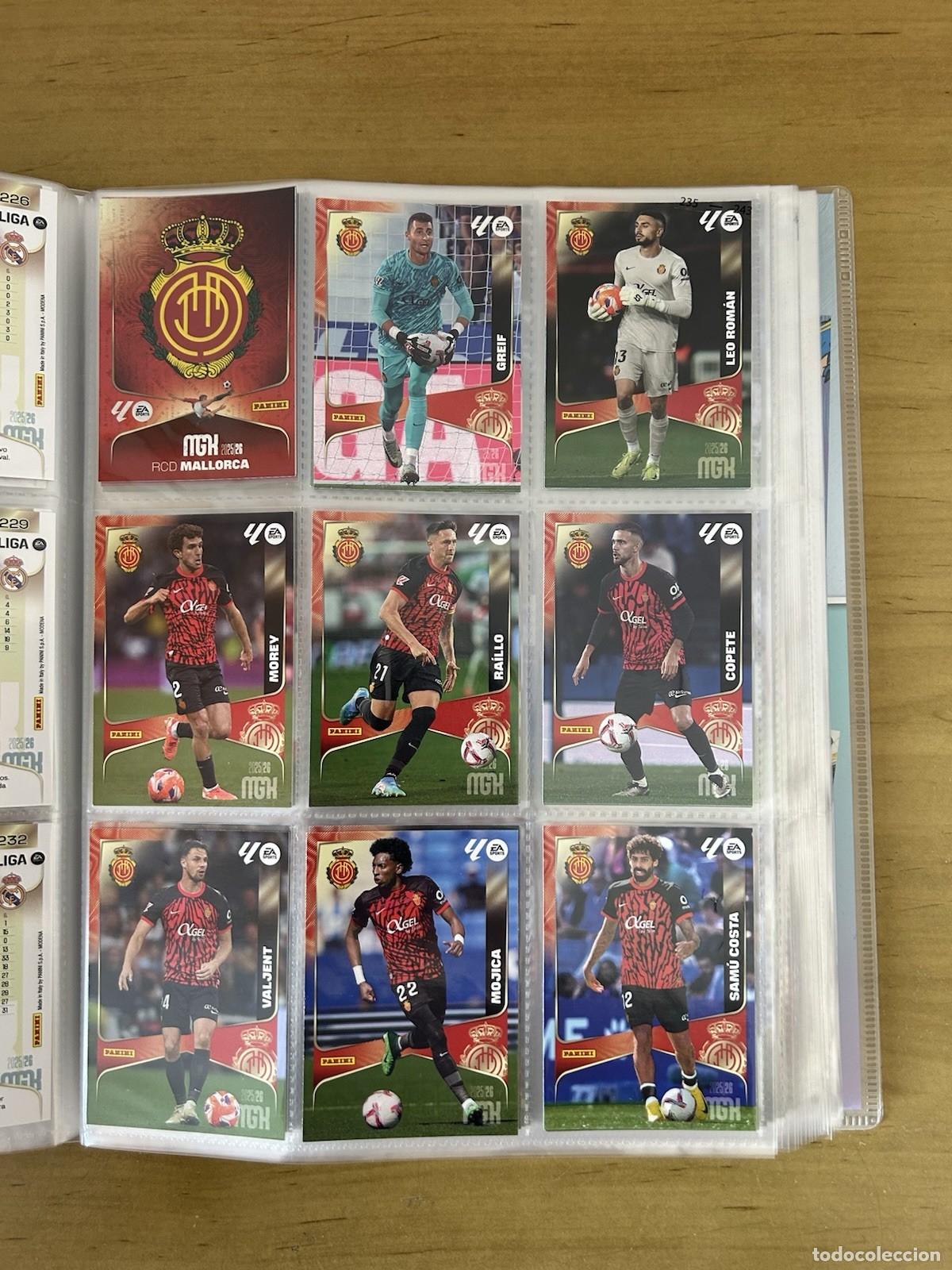 Cromos de f&uacute;tbol: RCD Mallorca Equipo Completo 18 Cards &ndash; Megacracks LaLiga 2025-26 Panini