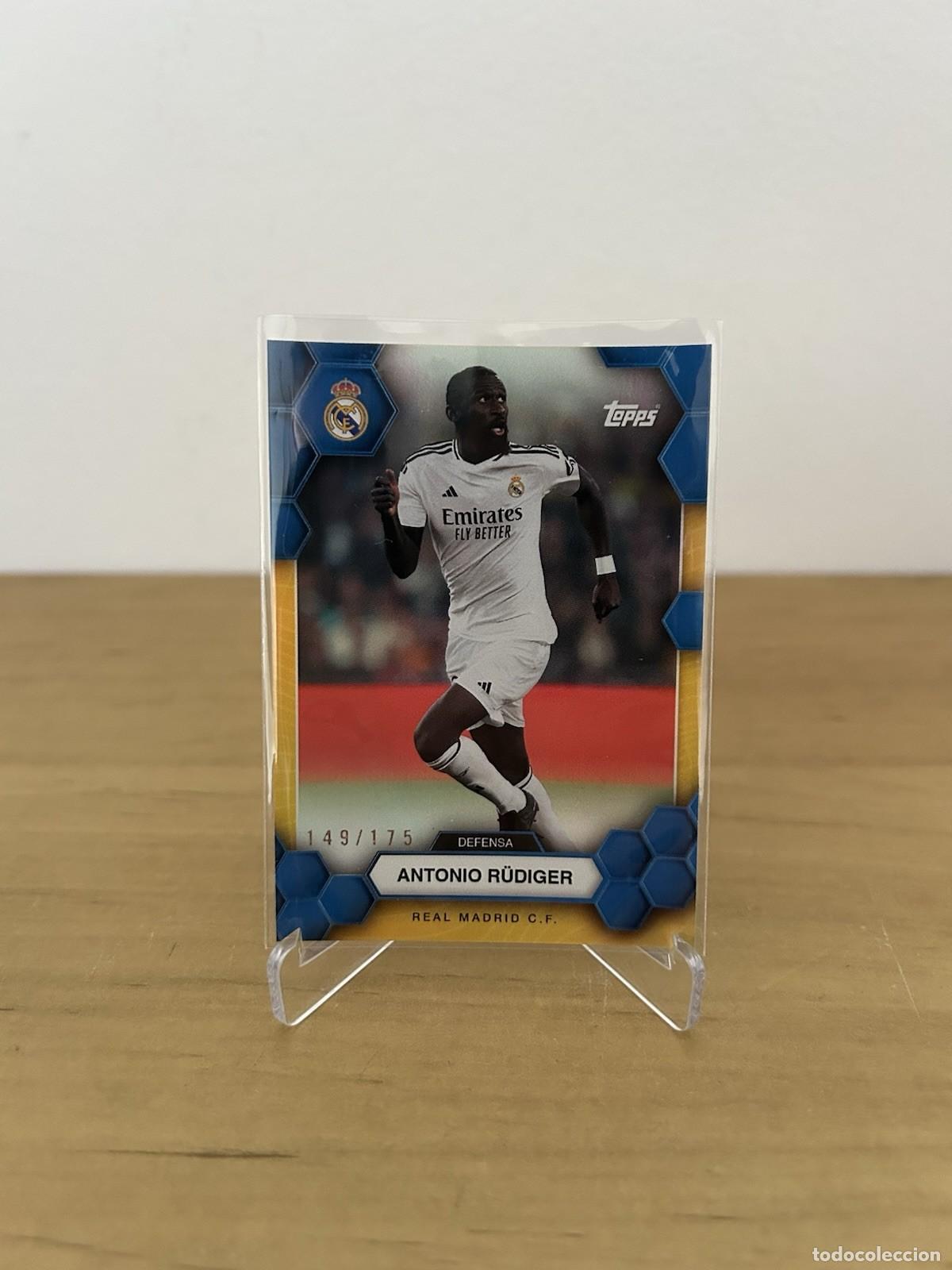 Cromos de f&uacute;tbol: Antonio R&uuml;diger /175 &ndash; Topps Fan Set Real Madrid 2024-25