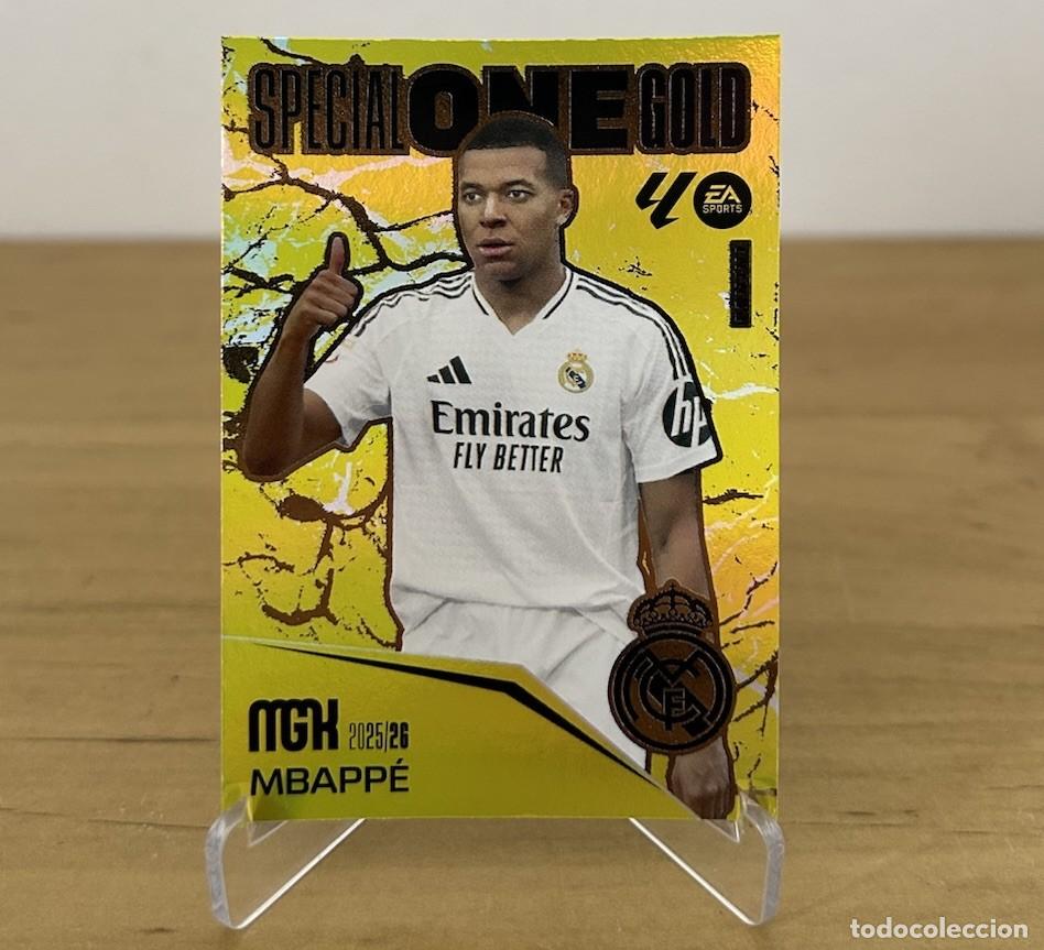 Cromos de Futebol: Kylian Mbapp&eacute; Special One Gold &ndash; Megacracks LaLiga 2025-26 Real Madrid
