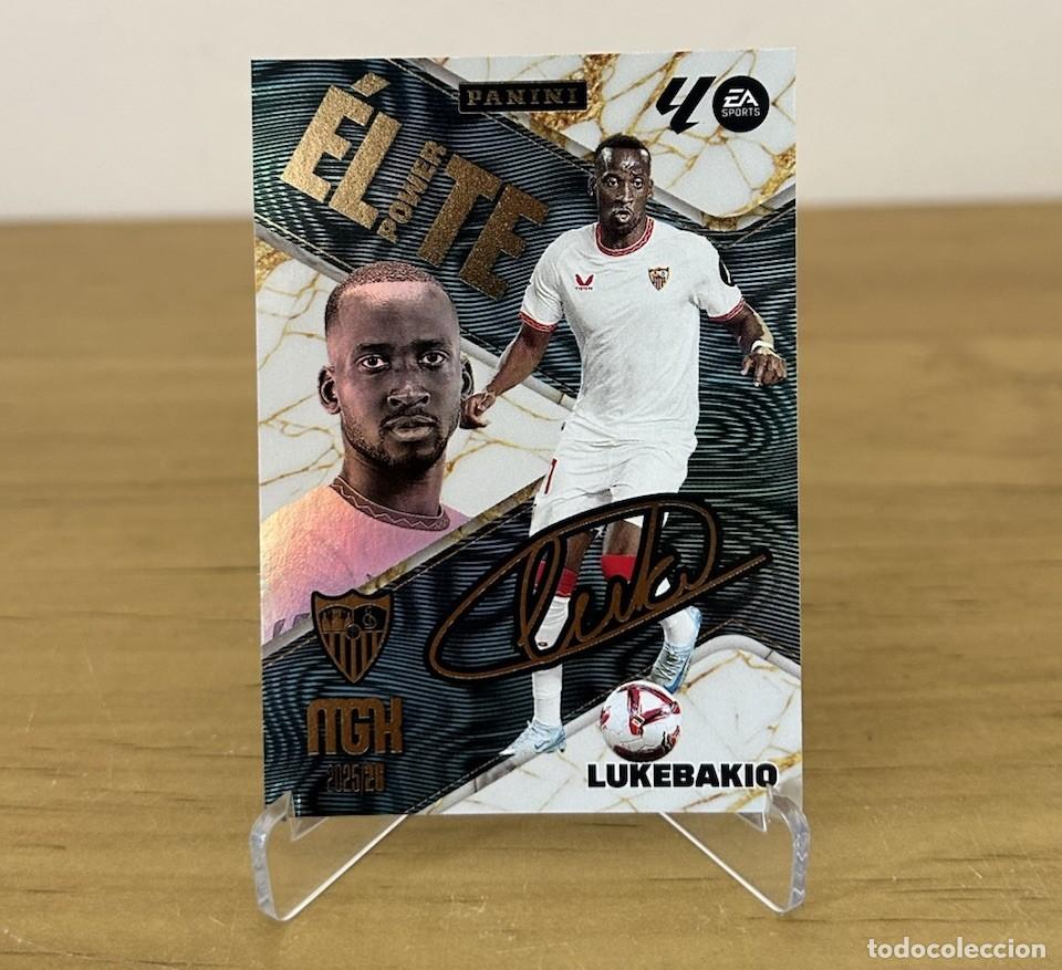 Cromos de Futebol: Dodi Lukebakio Elite Power P11 Firmada &ndash; Megacracks LaLiga 2025-26 Sevilla