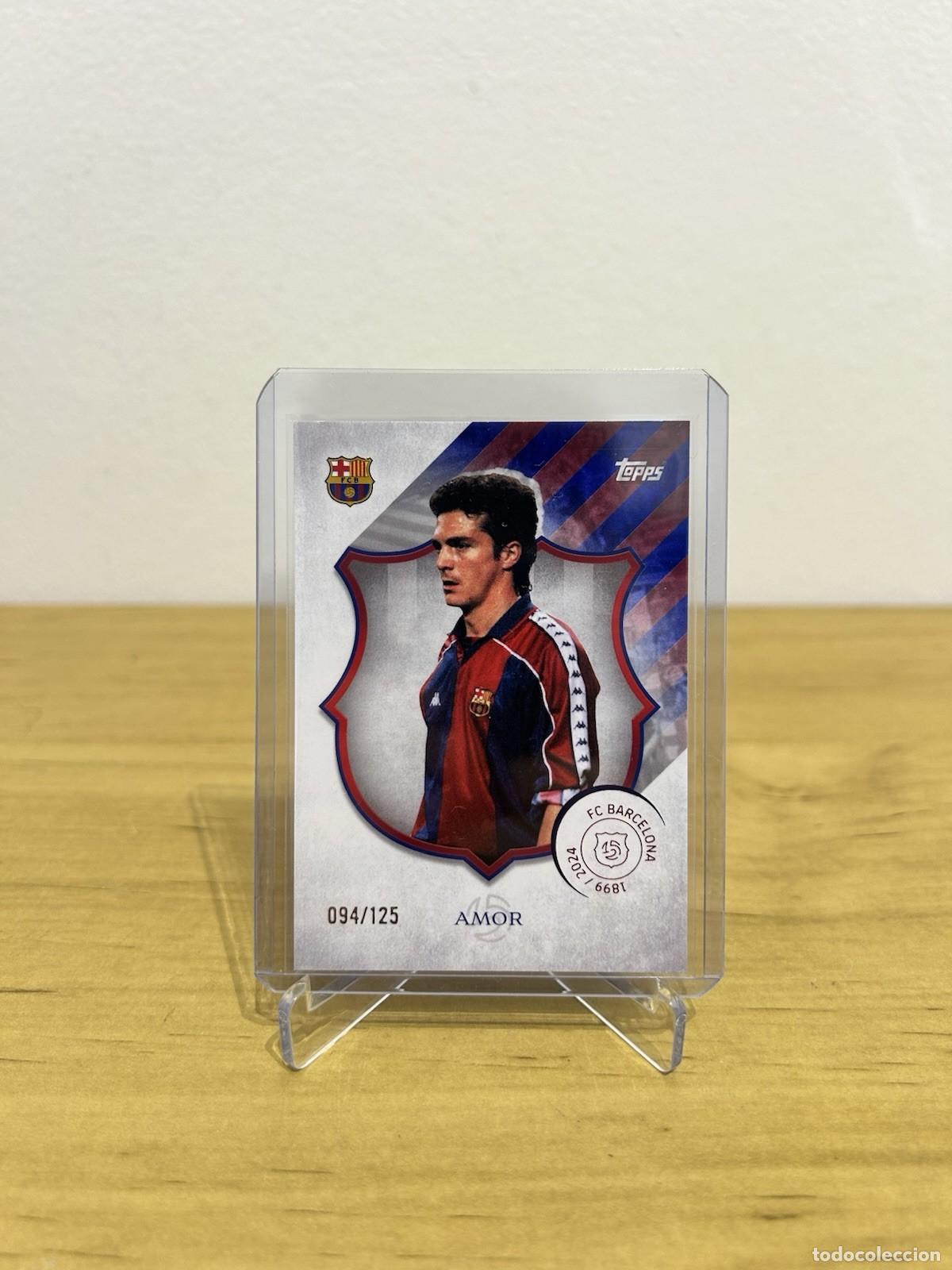 Cromos de Futebol: Guillermo Amor Legend Parallel /125 &ndash; Topps FC Barcelona 125 Aniversario