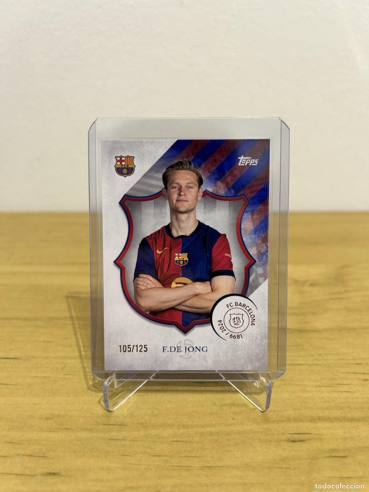 Cromos de Futebol: Frenkie de Jong Parallel /125 &ndash; Topps FC Barcelona 125 Aniversario 2024-25
