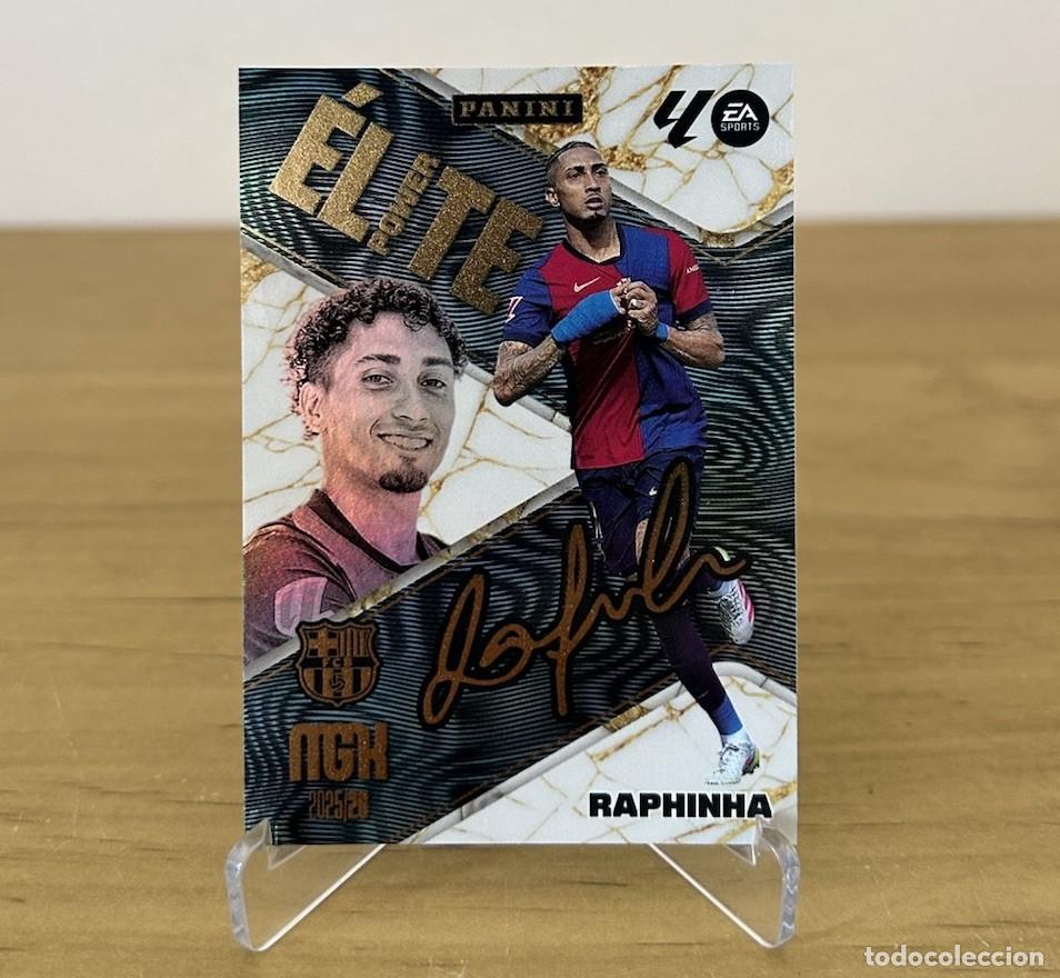Cromos de Futebol: Raphinha Elite Power P16 Firmada &ndash; Megacracks LaLiga 2025-26 FC Barcelona