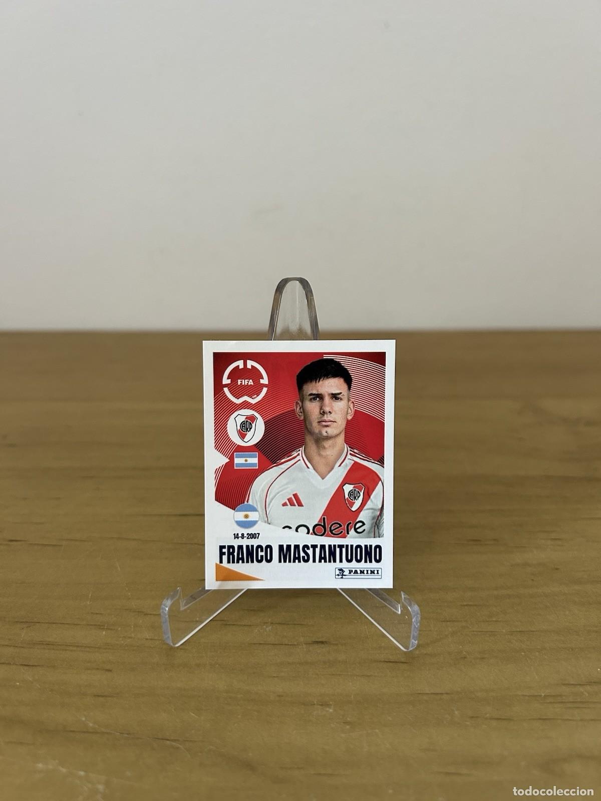 Football Stickers: Franco Mastantuono Rookie Sticker n&ordm;271 &ndash; Panini FIFA Club World Cup 2025