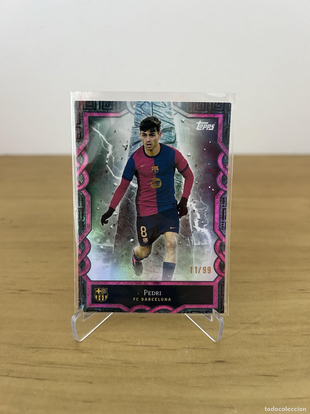 Cromos de Futebol: Pedri Monolith MO-7 /99 &ndash; Topps Team Set FC Barcelona 2024-25