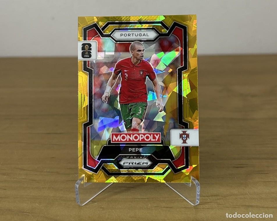 Cromos de f&uacute;tbol: Pepe Gold Cracked Ice &ndash; Panini Prizm Monopoly FIFA World Cup 2026 Portugal