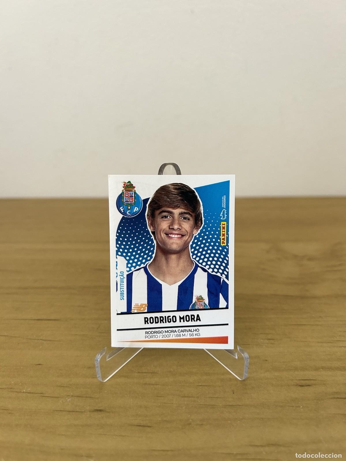 Cromos de f&uacute;tbol: Rodrigo Mora Rookie n&ordm;280 Bis &ndash; Panini Futebol 2024-25 FC Porto