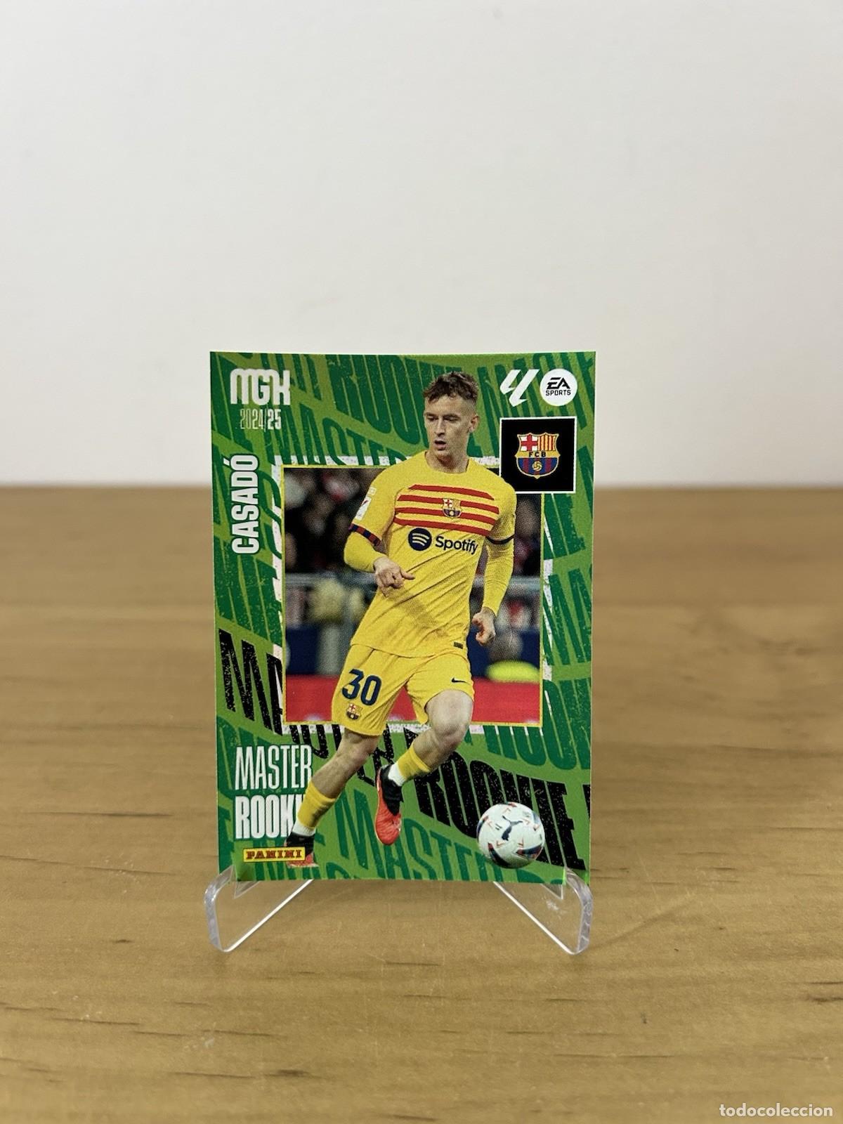 Cromos de f&uacute;tbol: Marc Casad&oacute; M&aacute;ster Rookie n&ordm;409 &ndash; Megacracks LaLiga 2024-25 FC Barcelona