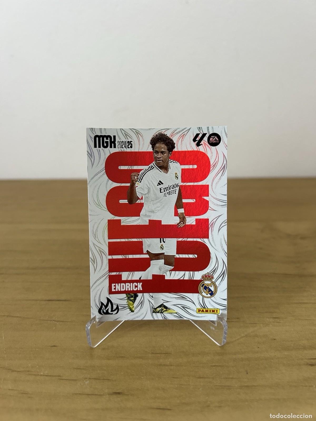 Cromos de f&uacute;tbol: Endrick Fuego n&ordm;499 &ndash; Megacracks LaLiga 2024-25 Real Madrid