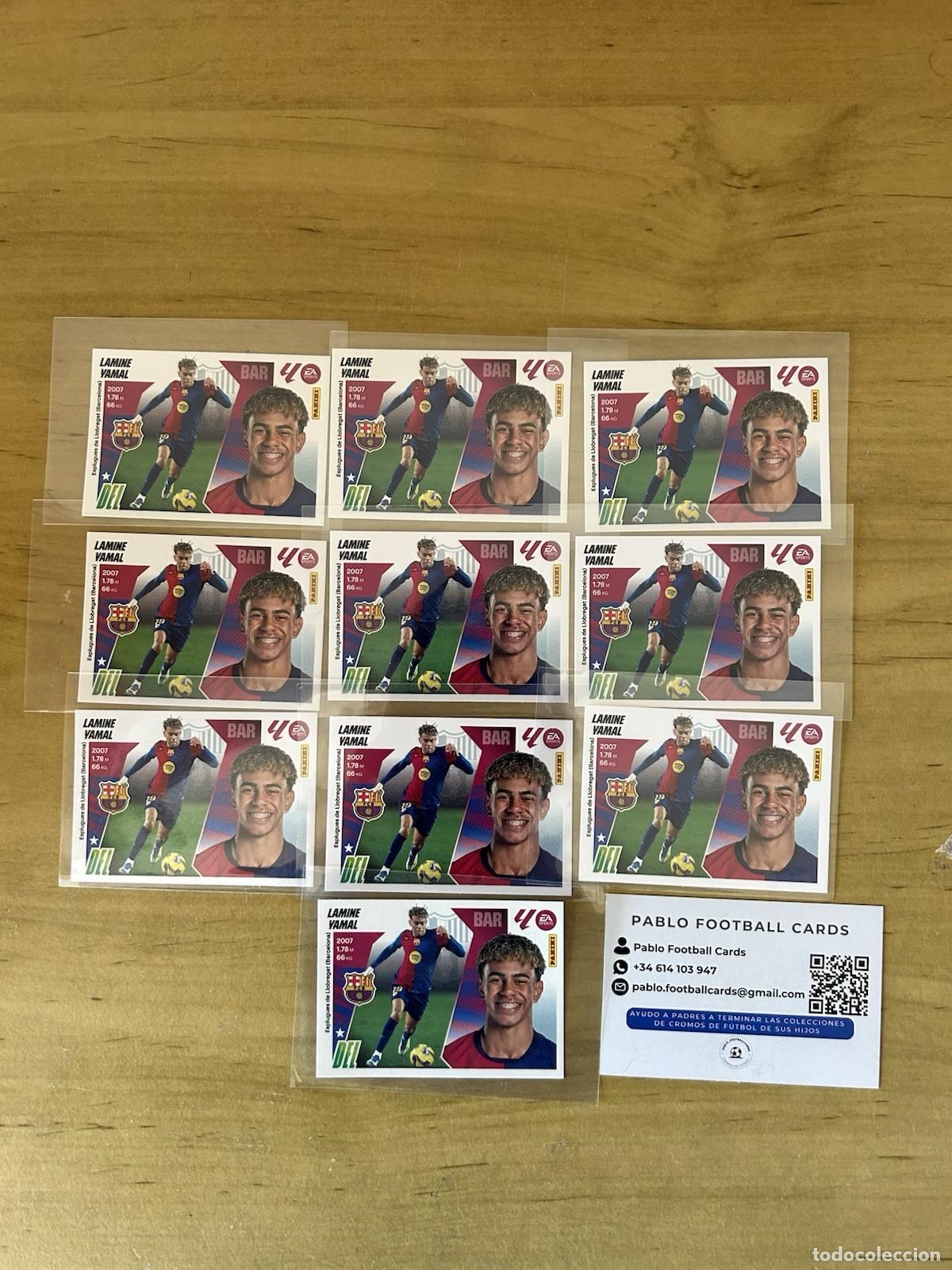 Cromos de f&uacute;tbol: Lamine Yamal Base n&ordm;19 x10 &ndash; LaLiga Este 2025-26 Panini FC Barcelona