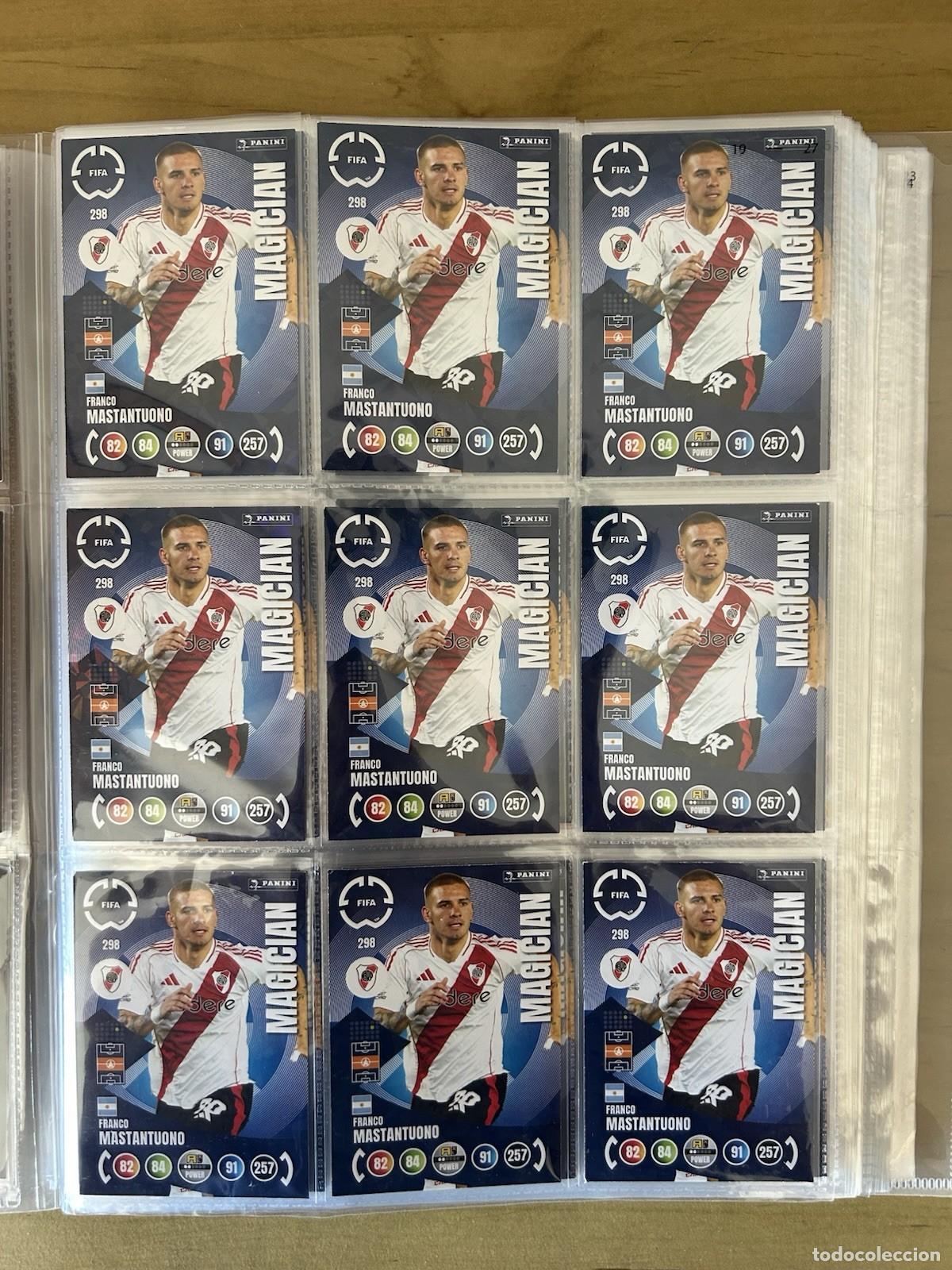 Cromos de f&uacute;tbol: Franco Mastantuono Magic n&ordm;298 x9 &ndash; Adrenalyn XL FIFA Club World Cup 2025
