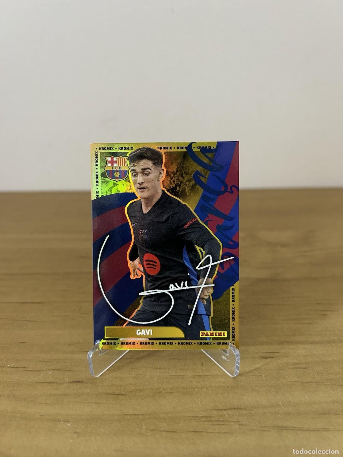 Cromos de f&uacute;tbol: Gavi Kromix Gold &ndash; Panini Club FC Barcelona 2024-25
