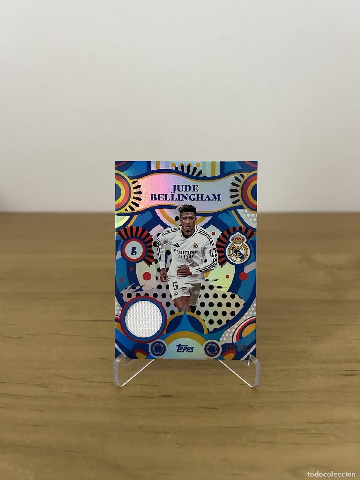 Cromos de f&uacute;tbol: Jude Bellingham Flamenco Relic /250 &ndash; Topps Team Set Real Madrid 2025