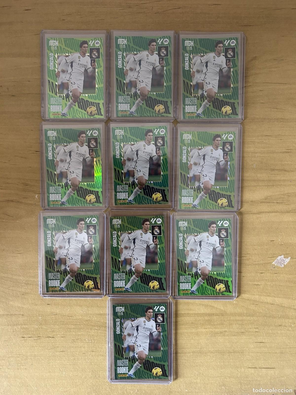 Cromos de f&uacute;tbol: Gonzalo Garc&iacute;a M&aacute;ster Rookie n&ordm;412 x10 &ndash; Megacracks LaLiga 2024-25 Real Madrid
