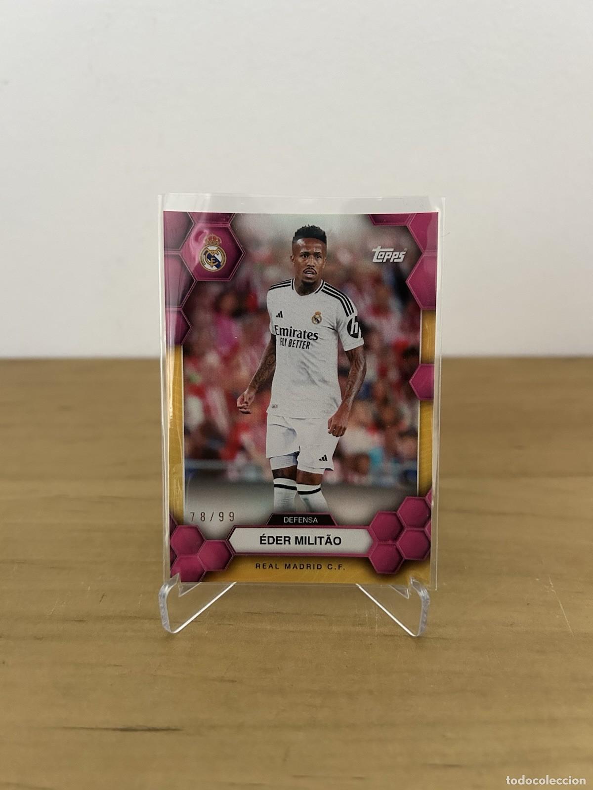 Cromos de f&uacute;tbol: &Eacute;der Milit&atilde;o 42/99 &ndash; Topps Fan Set Real Madrid 2024-25