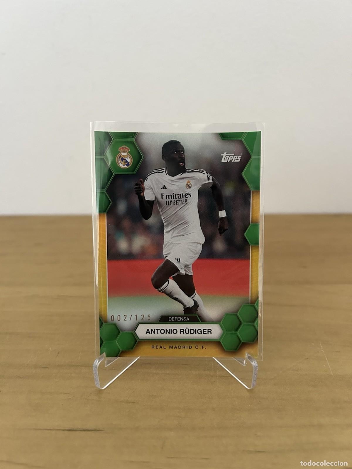 Cromos de f&uacute;tbol: Antonio R&uuml;diger /125 &ndash; Topps Fan Set Real Madrid 2024-25