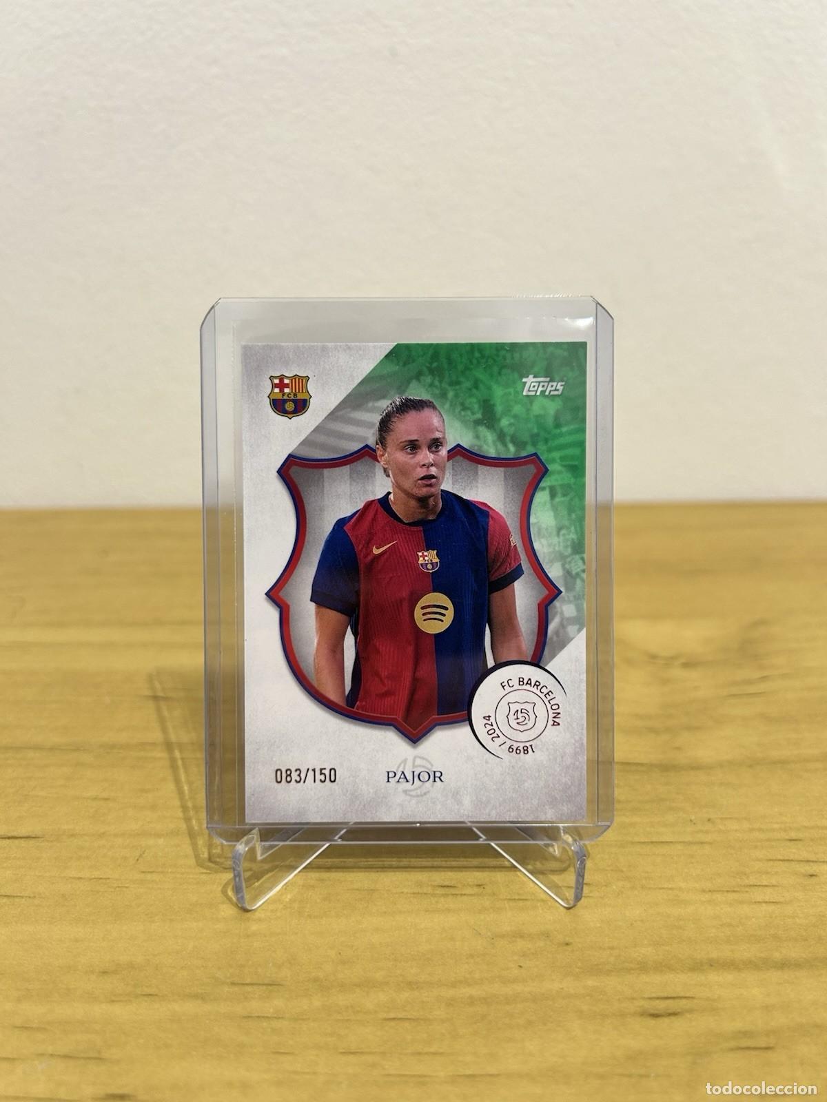Cromos de f&uacute;tbol: Ewa Pajor Green /150 &ndash; Topps FC Barcelona 125 Aniversario 2024-25