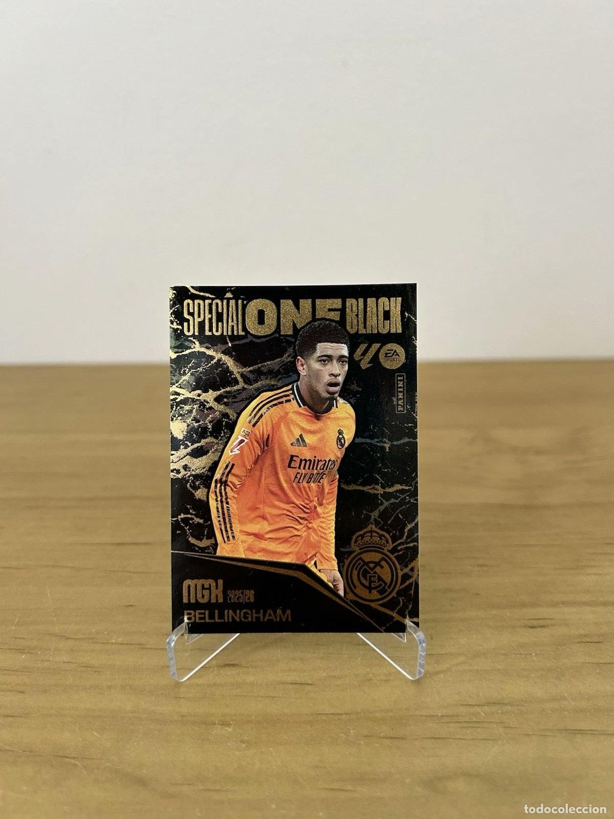 Football Stickers: Jude Bellingham Special One Black &ndash; Megacracks LaLiga 2025-26 Panini